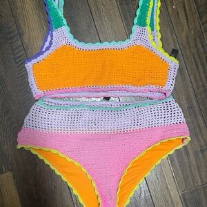 Beach Riot Crochet Two-Piece Bikini [Andy Top and Wyatt Bottom]